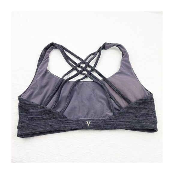 BUY 1 GET 1 FREE Victorias Secret medium sports bra gray space dye unlined has s - Picture 4 of 11